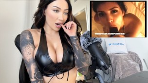 Kim Kardashian Sex Tape ASMR Reaction – Amateur Willow Harper